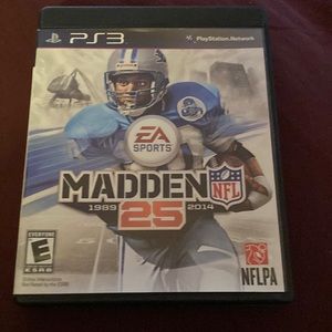 PS3 MADDEN 1989-2014 25 years edition